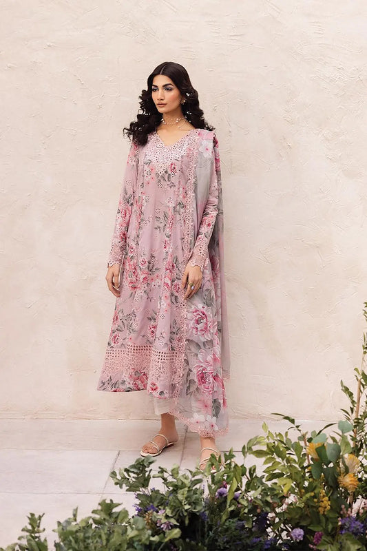 Iznik Chikankari Luxury Lawn 3 Piece Dress - 0024