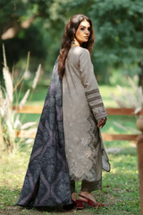 Iznik Embroidered & Printed Lawn 3 Piece Dress - 0031