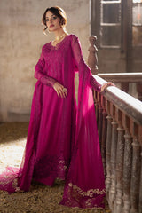 PLUM REVERIE Azure Embroidered Chiffon 3 Piece Dress - 0052