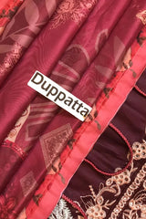 OMBRE By JADE Embroidered Chiffon 3 pc Dress – 0035