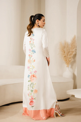 BURIOGH By Lulusar Soft Charmeuse Silk Digital Print 3 Piece Dress - 0054