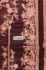 OMBRE By JADE Embroidered Chiffon 3 pc Dress – 0035