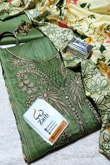 M Prints by Maria B Embroidered & Digital Print Lawn 3 Piece Dress – 0004