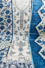 Designer Embroidered & Digital Print Lawn 3 Piece Dress – 0038