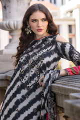 Charizma Digital Print & Embroidered Luxury Lawn 3 Piece Dress - 0033