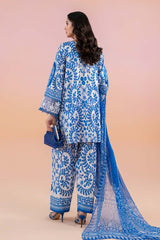 M Prints by Maria B Embroidered & Printed Lawn 3 Piece Dress – 0020