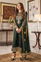 ZARI SITARA By Asim Jofa Embroidered Chiffon 3 pc Dress – 0011