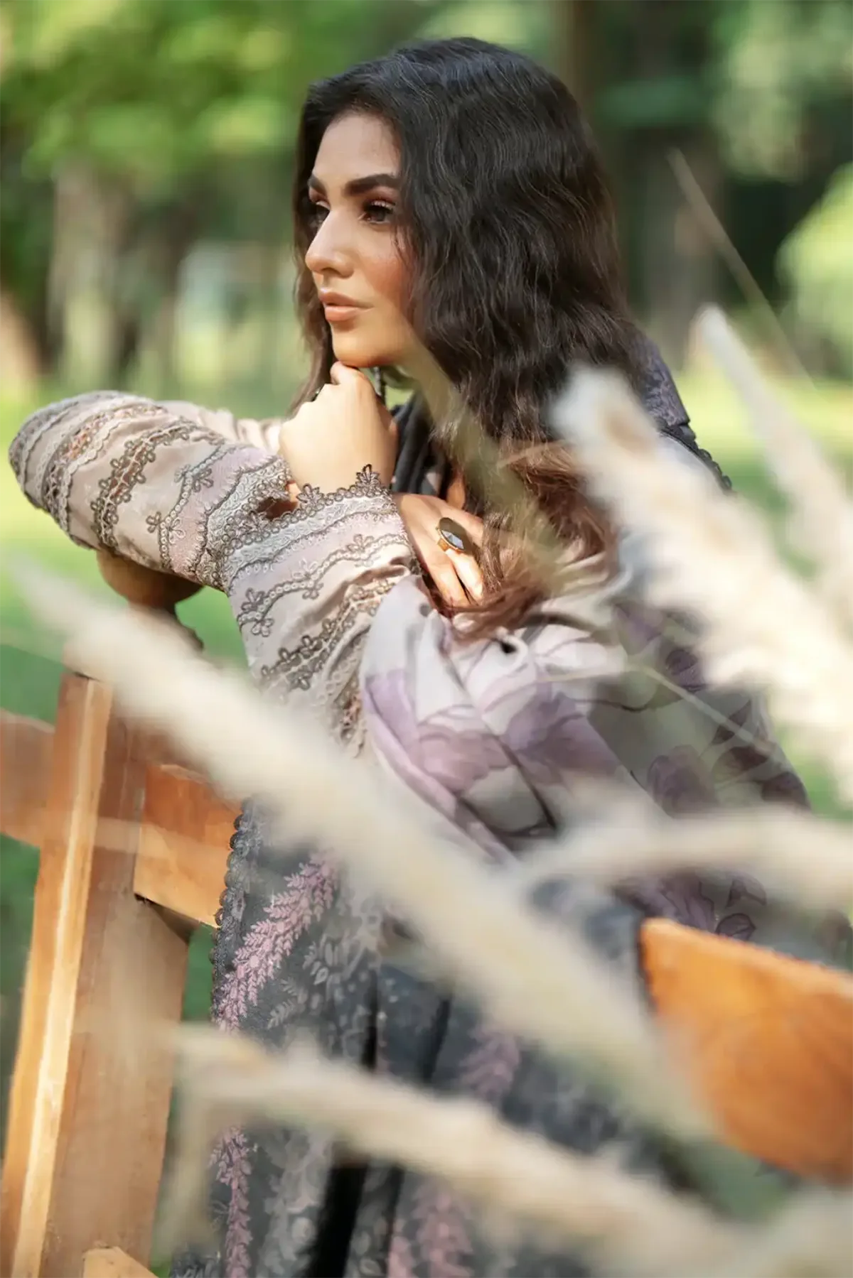 Iznik Embroidered & Printed Lawn 3 Piece Dress - 0031