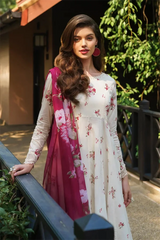 Iznik Embroidered & Printed Lawn 3 Piece Dress - 0026