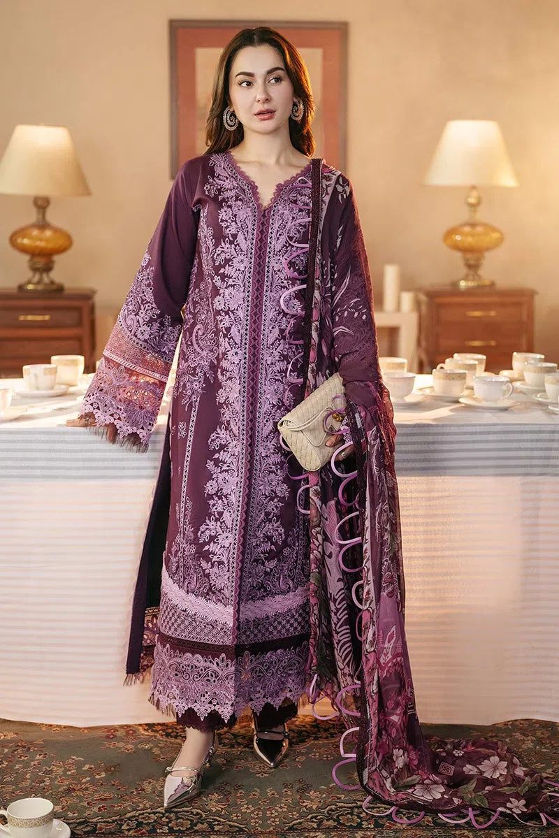 OMBRE By JADE Embroidered Chiffon 3 pc Dress – 0035