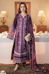 OMBRE By JADE Embroidered Chiffon 3 pc Dress – 0035