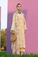 Sunflower By Sardinia Embroidered & Digital Print Lawn 3 Piece Dress – 0013