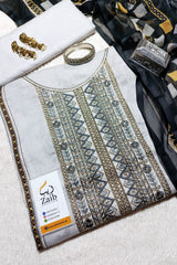 Tawakkal Embroidered & Digital Print Lawn 3 Piece Dress – 0003