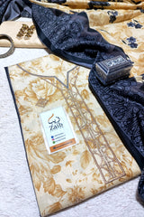 Designer Embroidered & Digital Print Lawn 3 Piece Dress – 0007