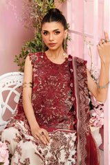 M Prints by Maria B Embroidered & Printed Lawn 3 Piece Dress – 0019